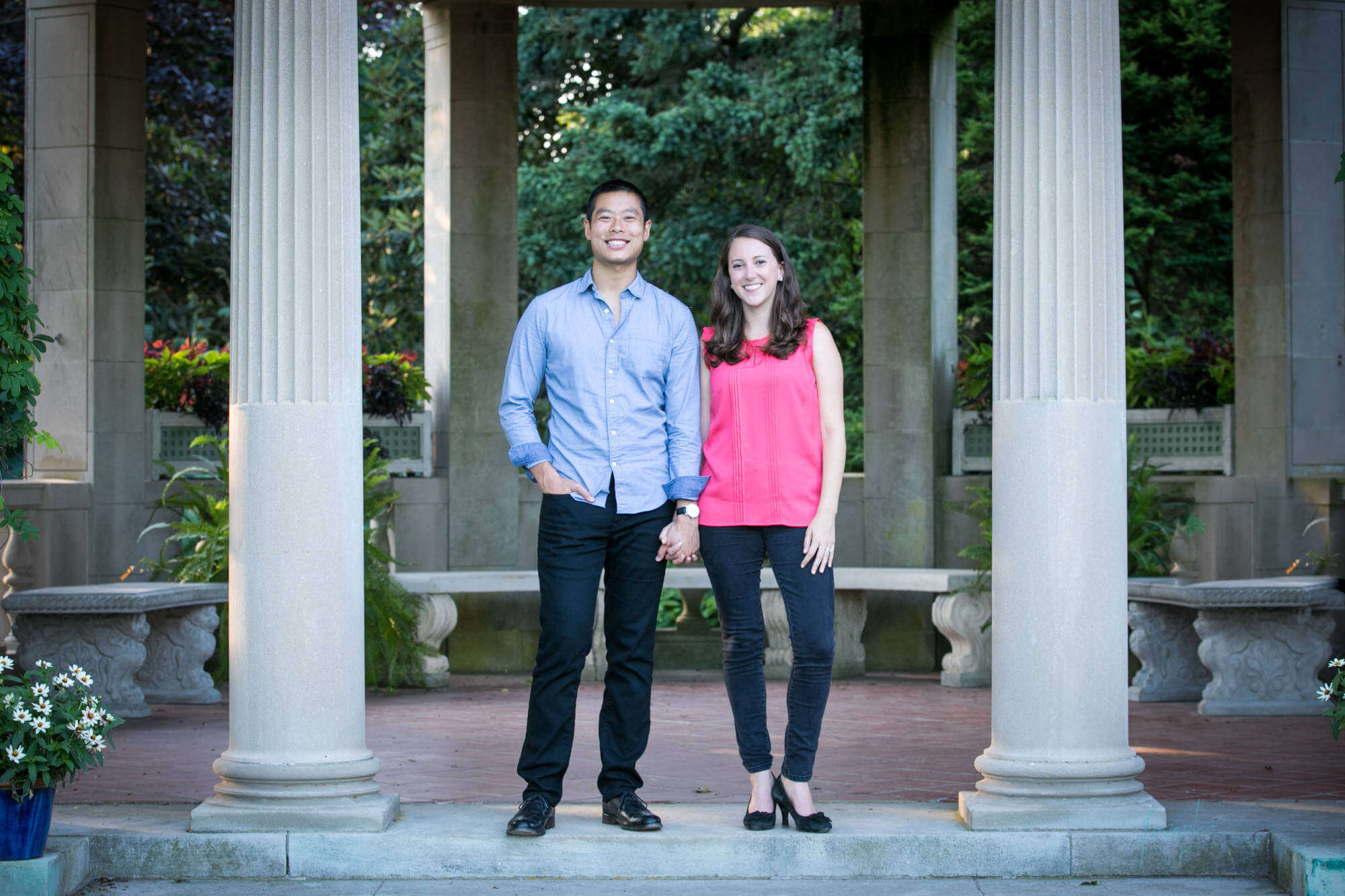 Wedding website on laptop